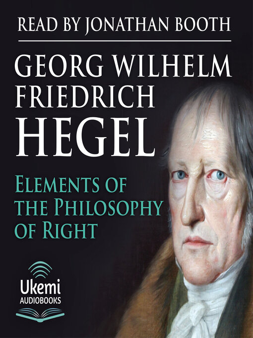 Cover image for Elements of the Philosophy of Right